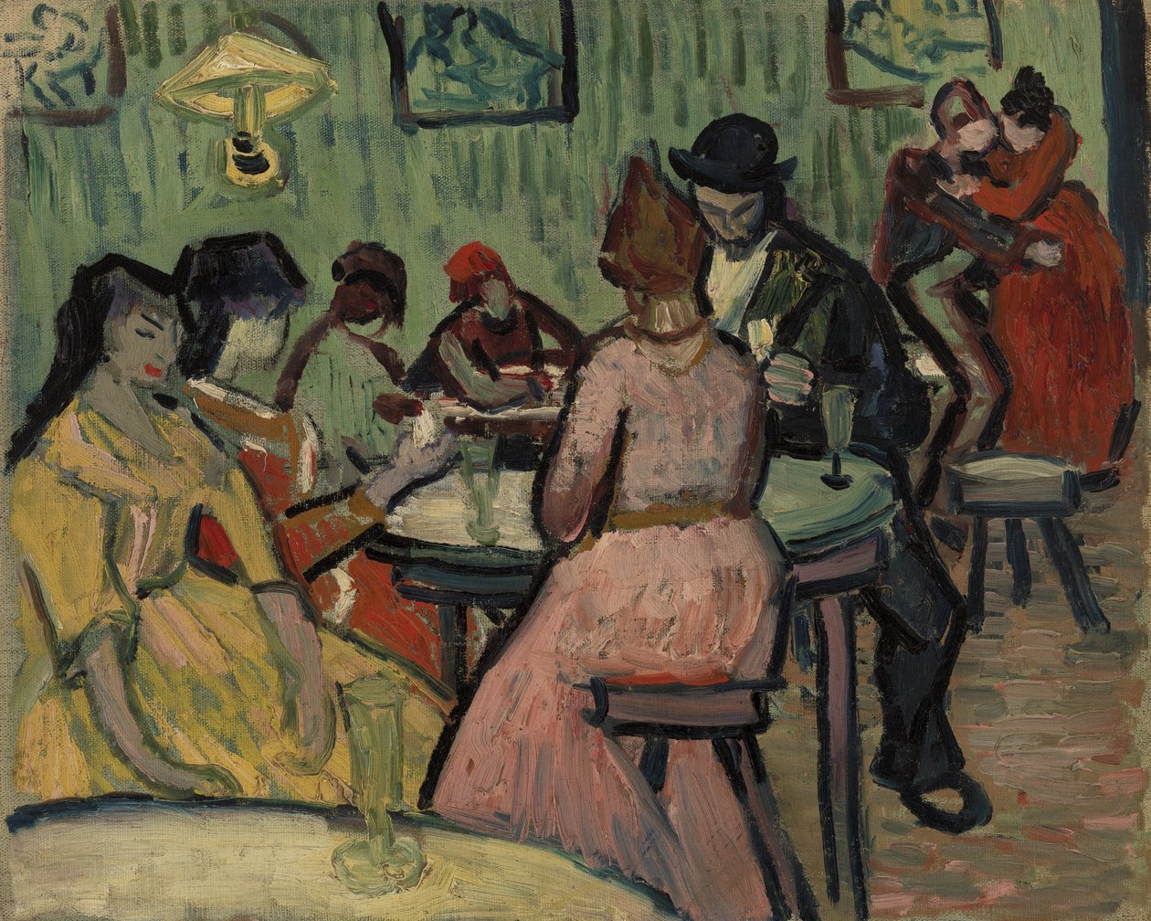 Lupanar: Bordel Scene (olie på lærred) af Vincent van Gogh