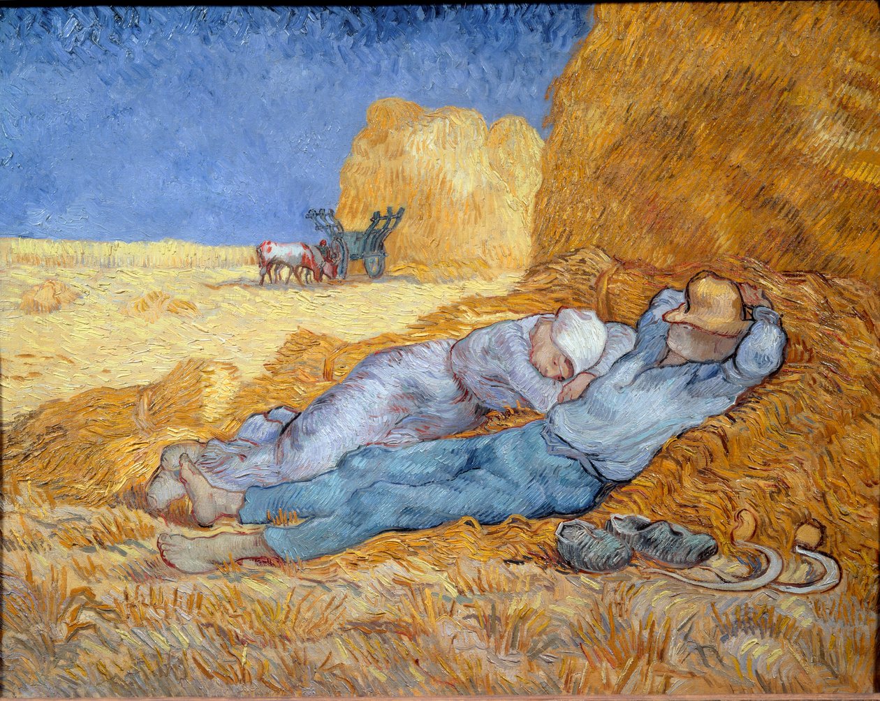 Middag, eller siestaen af Vincent van Gogh