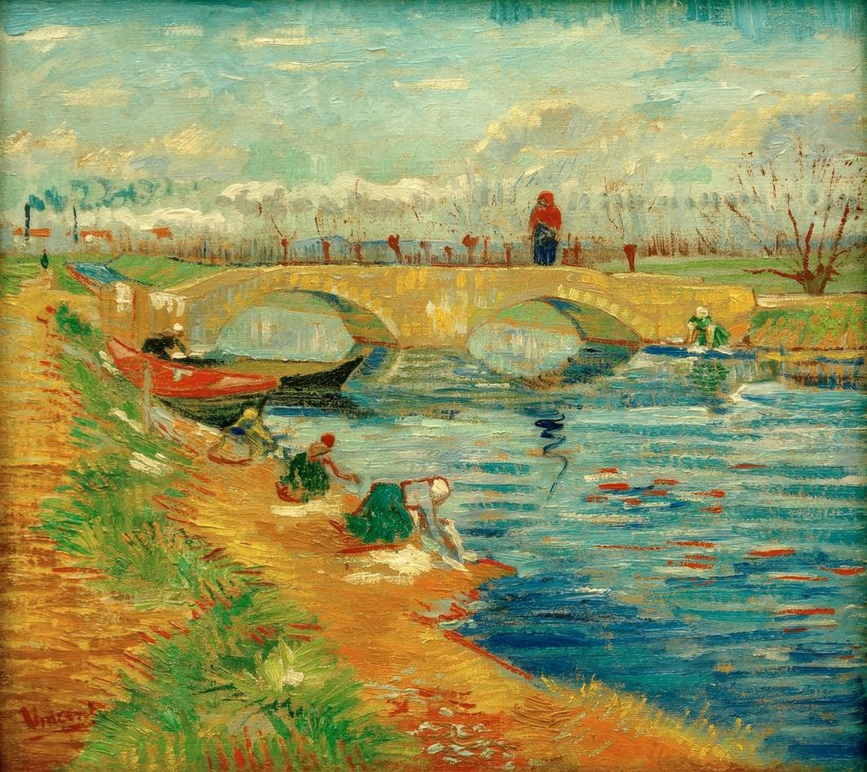 Gleize bei Arles Bridge af Vincent van Gogh