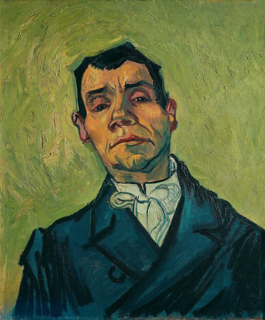Portræt af Joseph-Michel Ginoux, 1888. af Vincent van Gogh