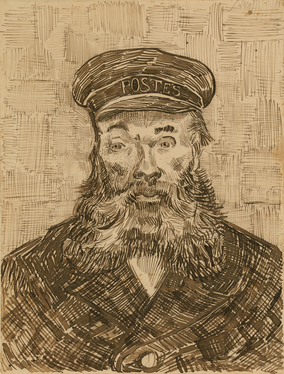 Portræt af Joseph Roulin af Vincent van Gogh