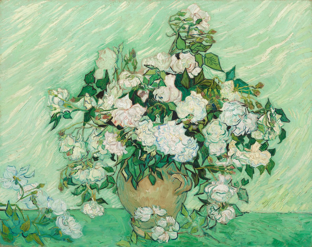 Roser, 1890. af Vincent van Gogh
