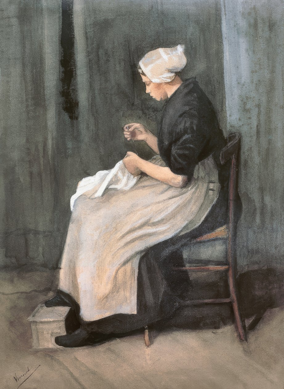 Scheveninger Naherin af Vincent van Gogh