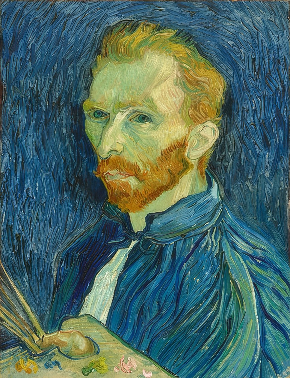 Selvportræt. 1889 af Vincent van Gogh