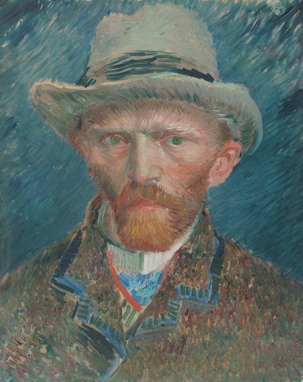 Selvportræt Selvportræt af Vincent van Gogh