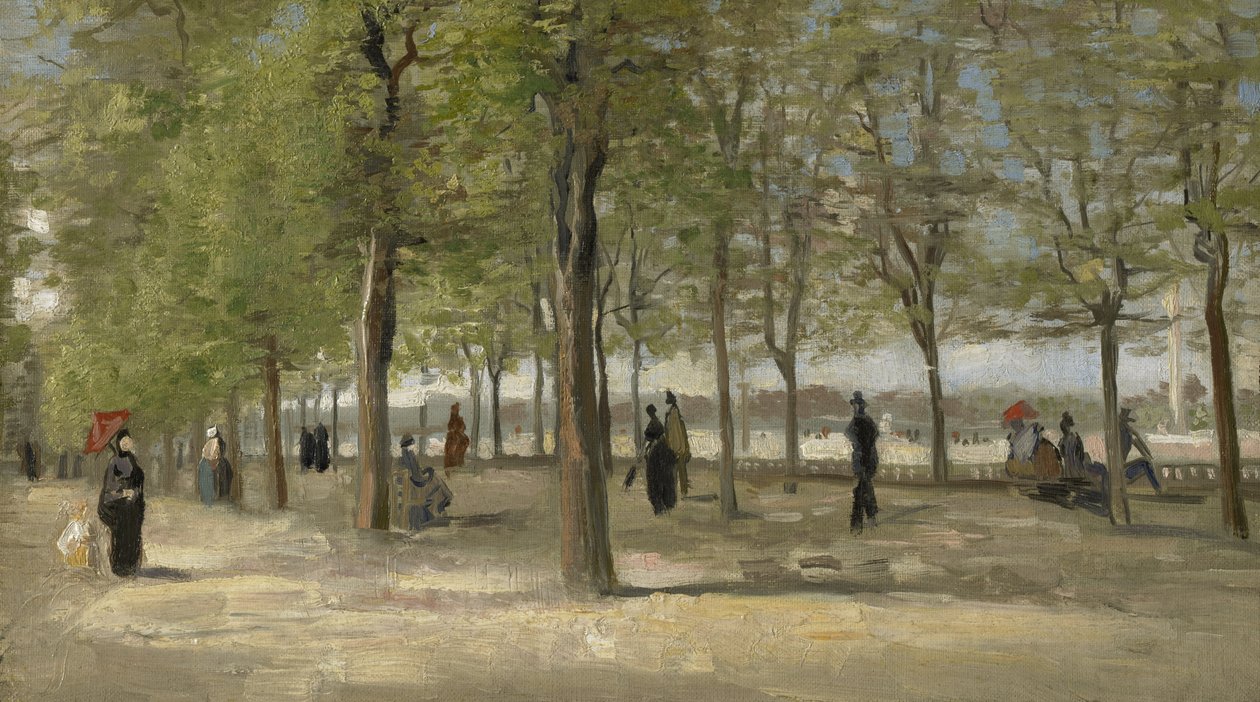 Terrasse i Luxembourghaven af Vincent van Gogh