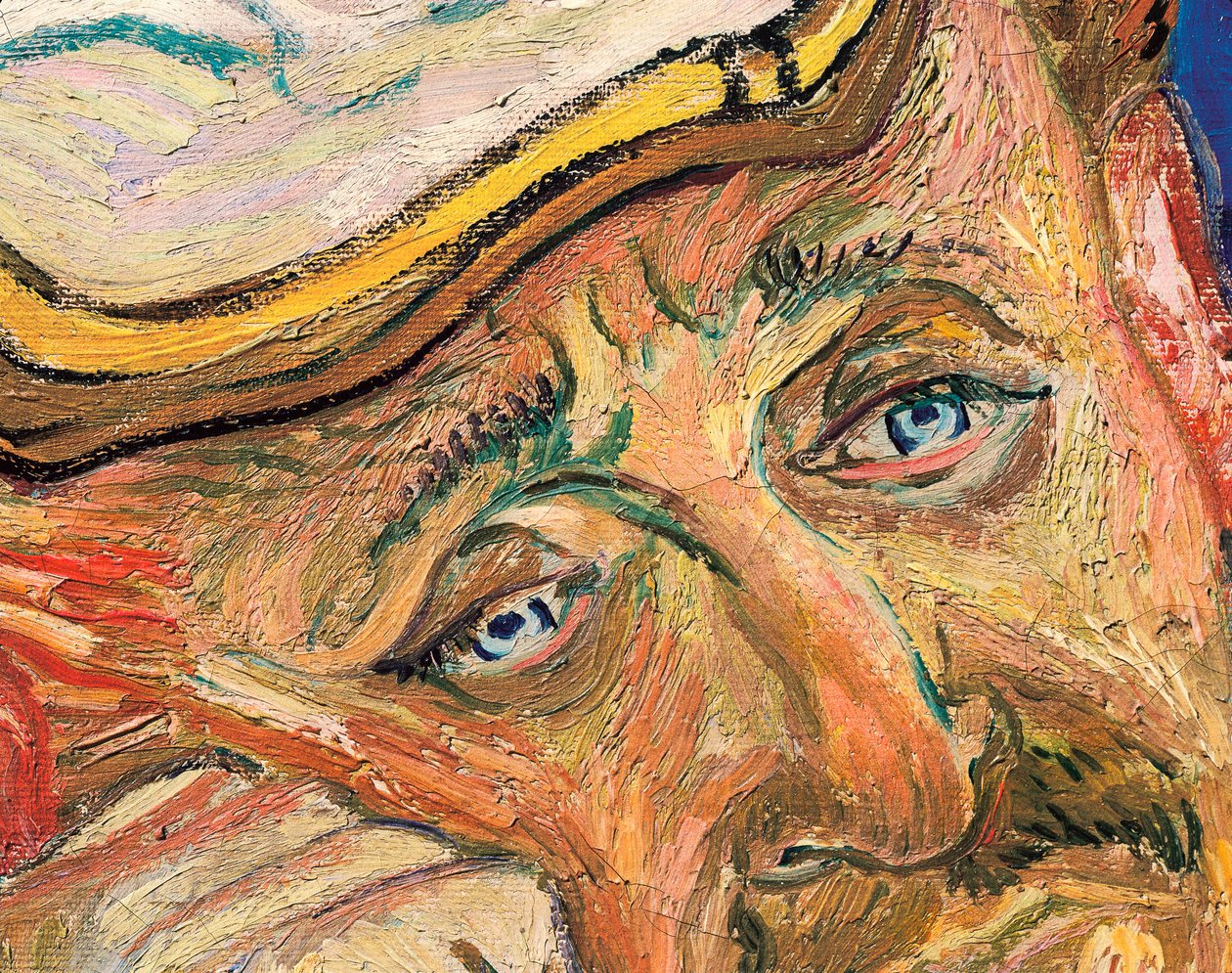 Lægen Paul Gachet, detaljer af Vincent van Gogh