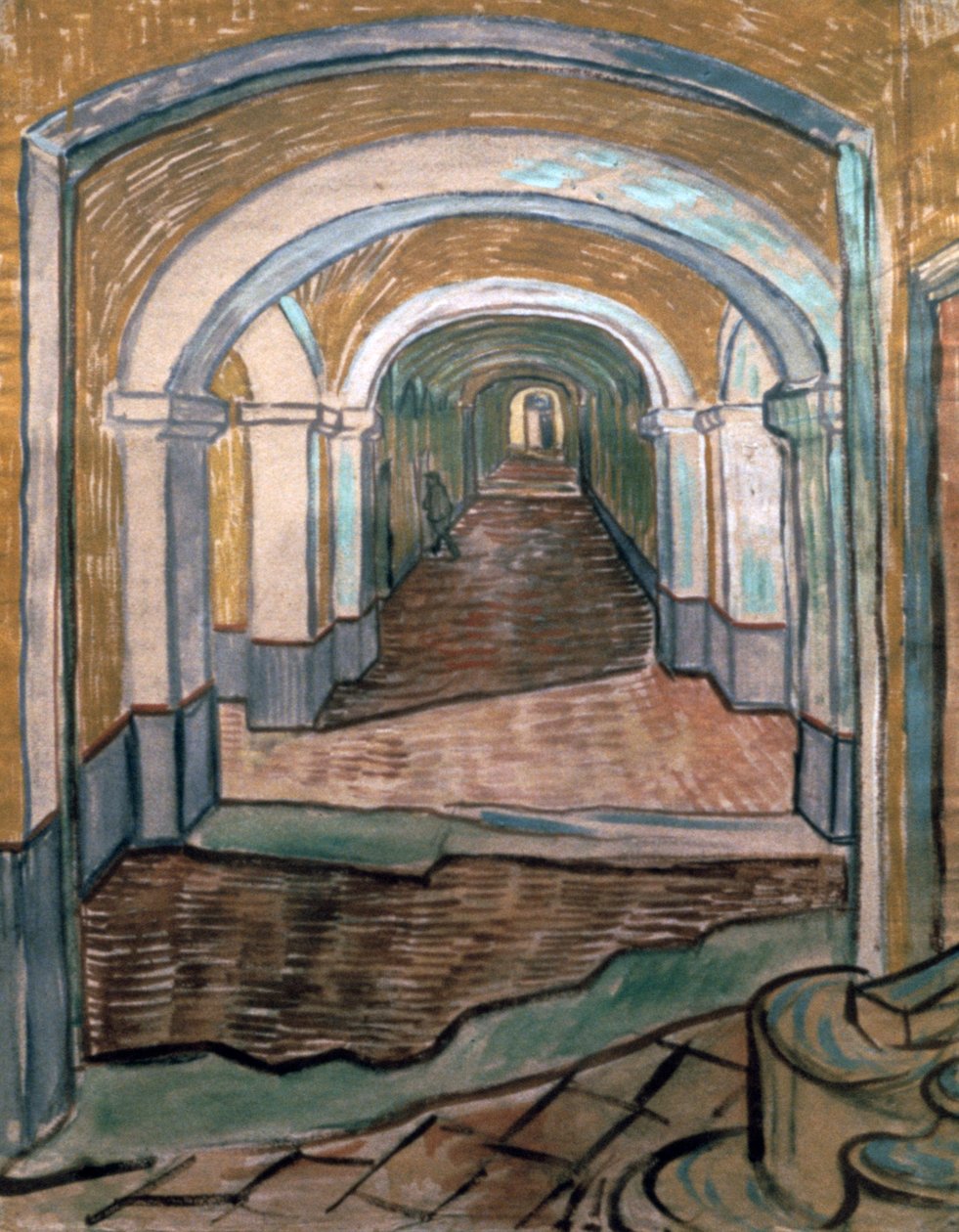 Asylforstuen, 1889 af Vincent van Gogh
