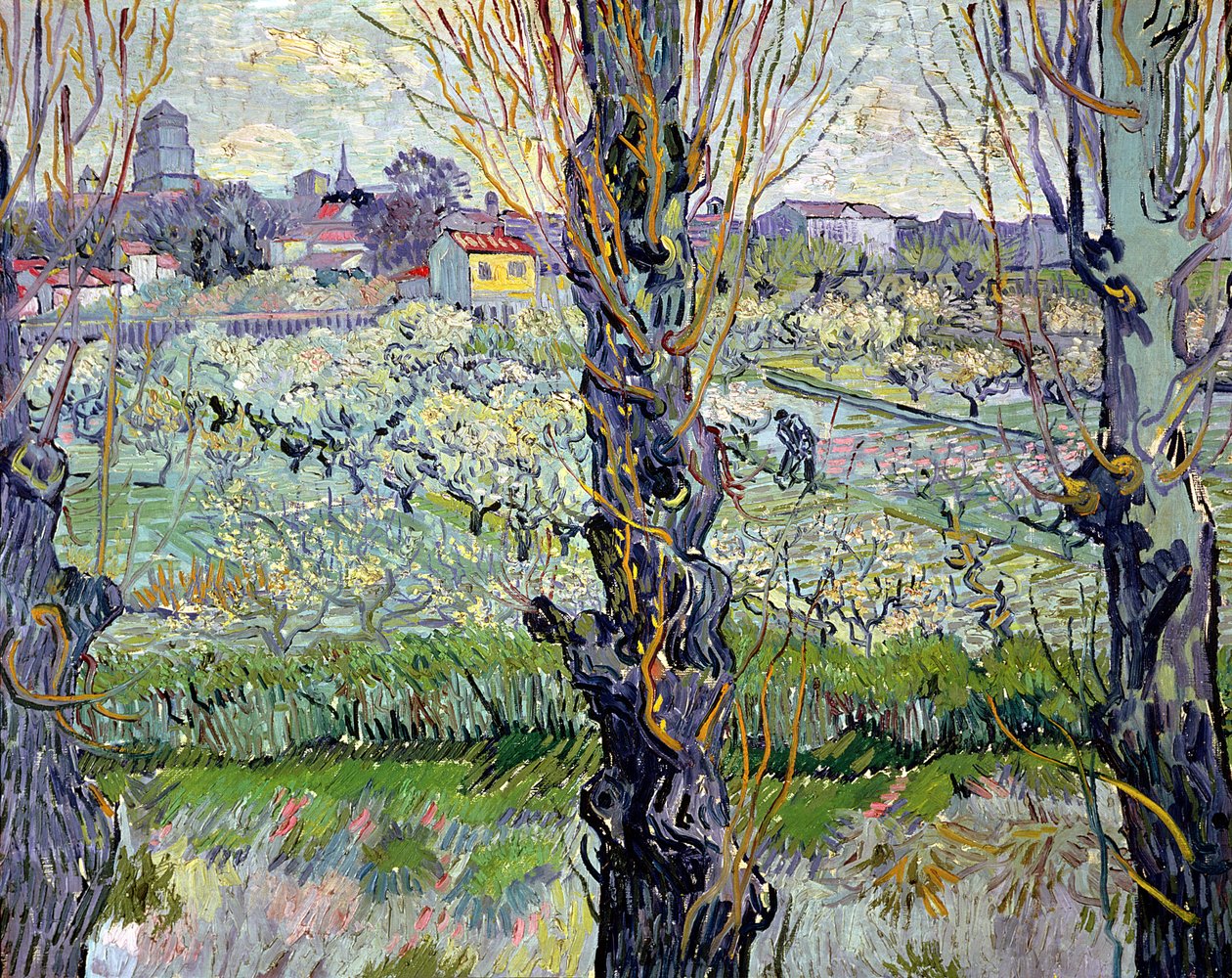 Udsigt over Arles af Vincent van Gogh