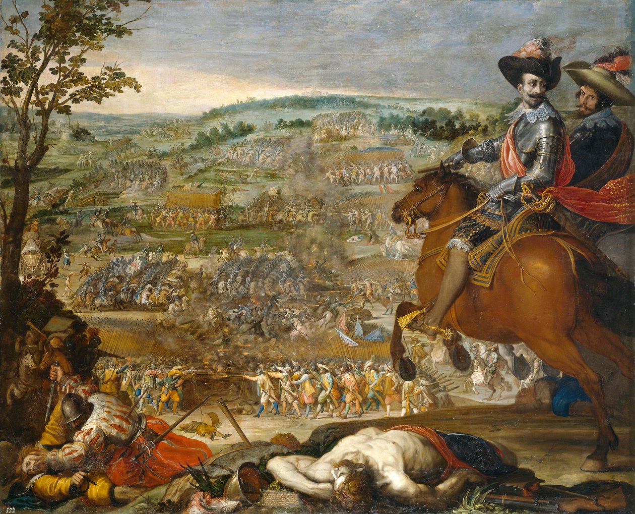 Fleurus sejr af Vincenzo Carducci