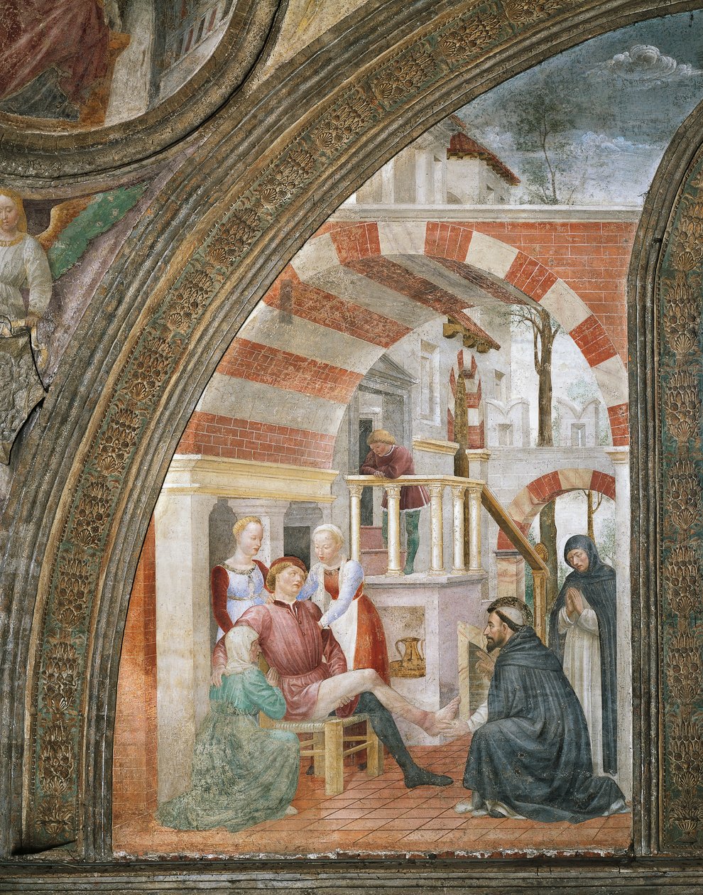 Mirakel af helbredt fod af Vincenzo Foppa