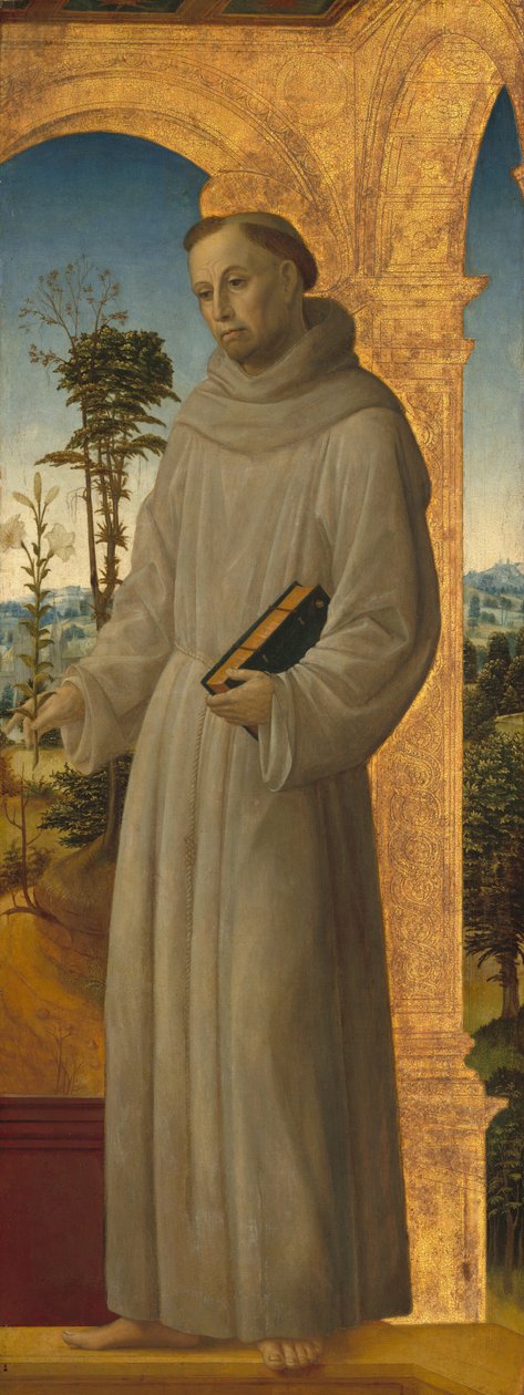 Sankt Antonius af Padua, ca. 14951500. af Vincenzo Foppa