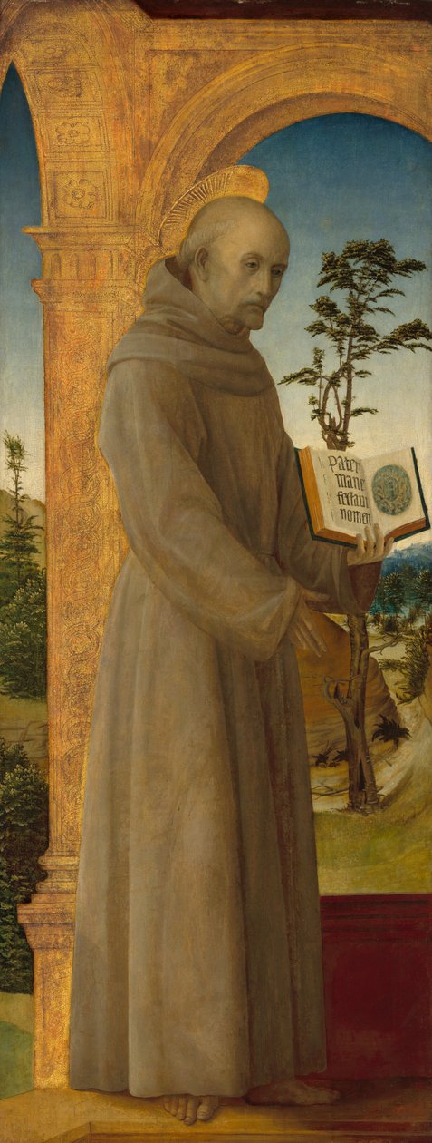 Sankt Bernardino af Siena af Vincenzo Foppa