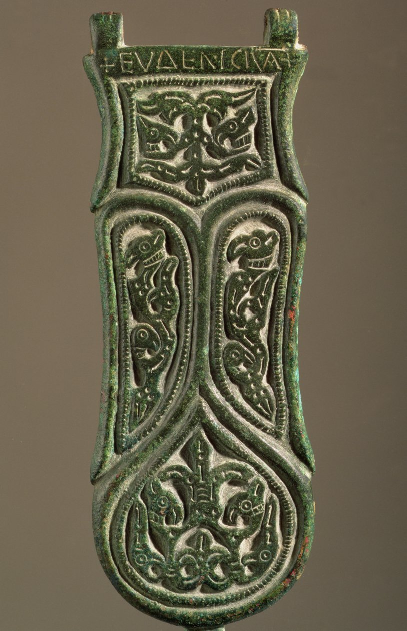 Bæltespænde (kobber) af Visigothic