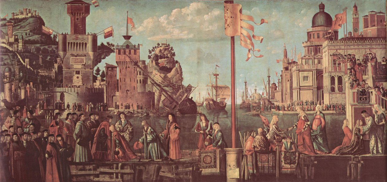 Malecyklus for legenden om St. Ursula, scene af Vittore Carpaccio