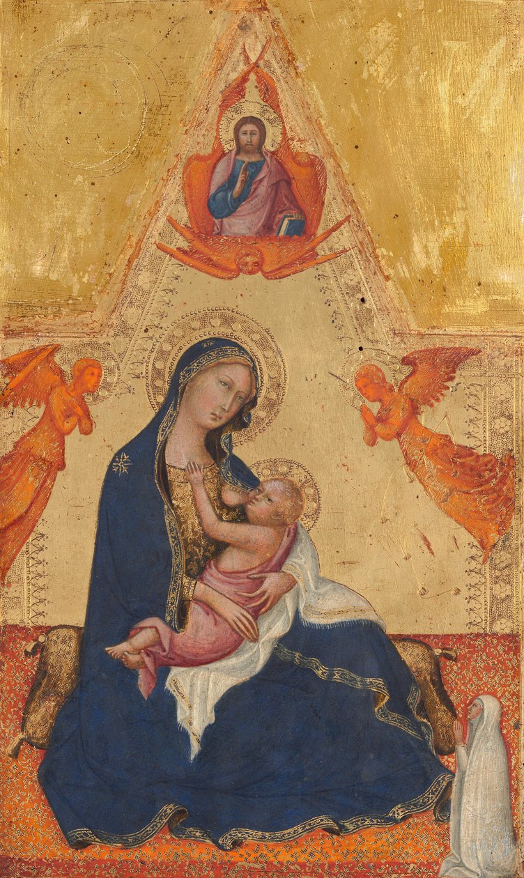 Madonna and Child (forside), ca. 1415 (tempera på panel) af Vittore Carpaccio