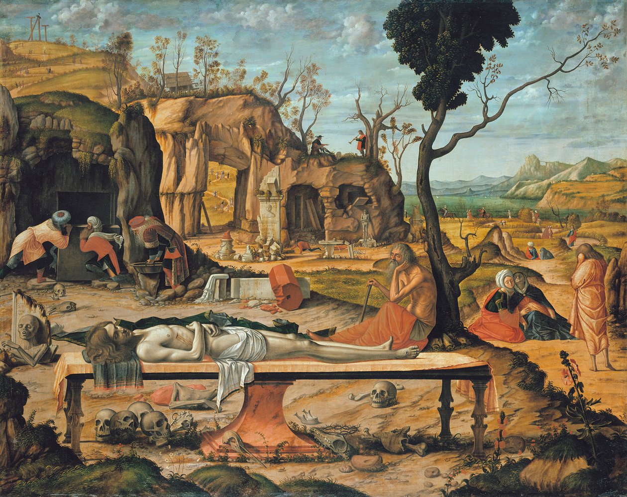 Forberedelse af Kristi grav af Vittore Carpaccio
