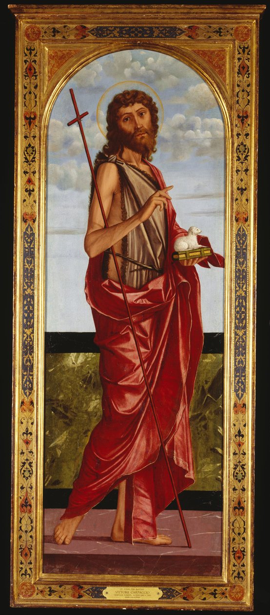 Sankt Johannes Døberen af Vittore Carpaccio