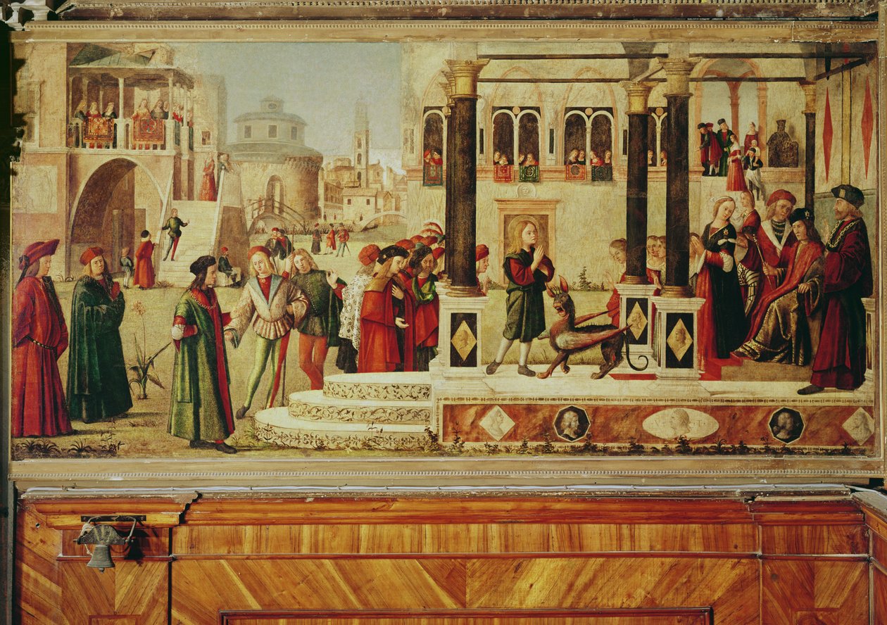 Miraklet om den hellige Tryphonius af Vittore Carpaccio