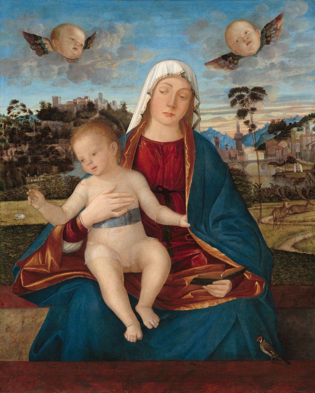 Vittore Carpaccio - Madonna og velsignelsesbarn af Vittore Carpaccio