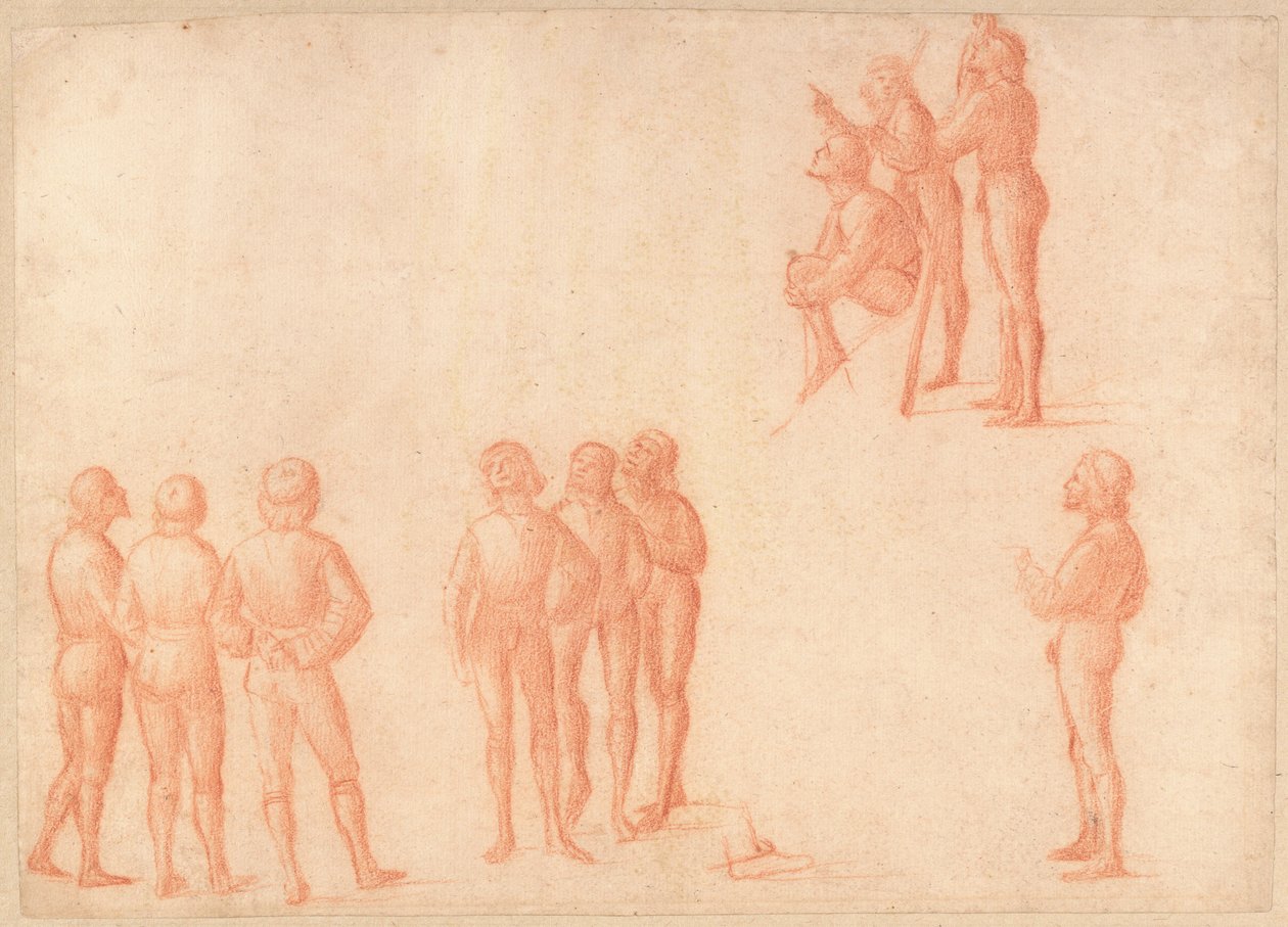 Grupper af Mandsfigurer af Vittore Carpaccio