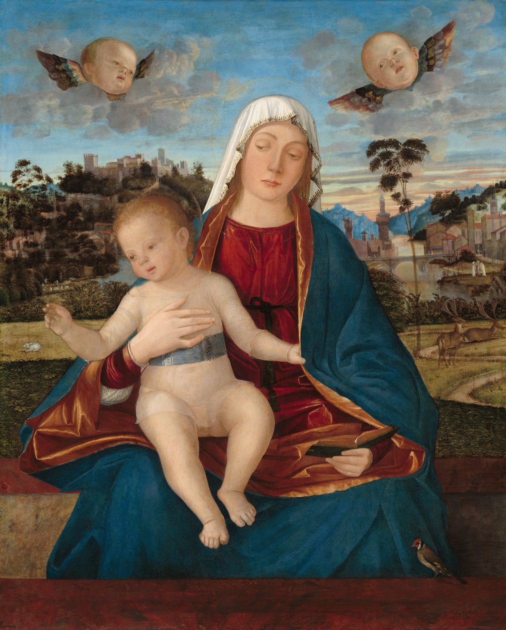 Madonna og barn, ca. 15051510. af Vittore Carpaccio