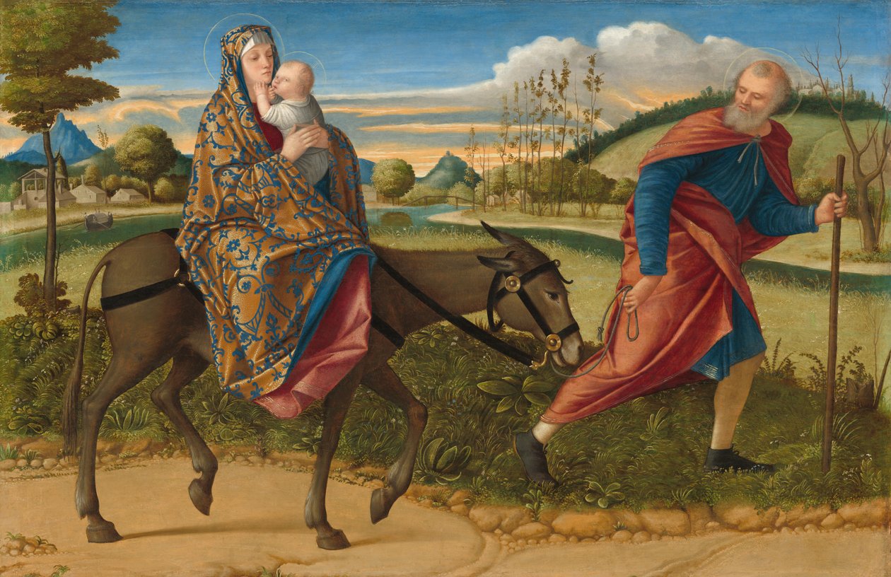 Flugten til Egypten af Vittore Carpaccio