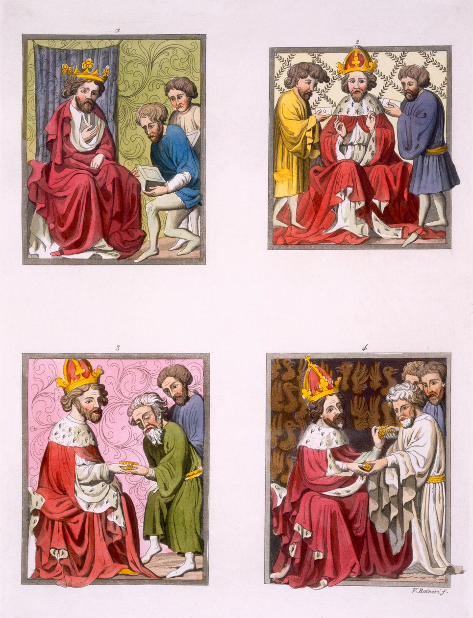 Forskellige ritualer i forbindelse med pengesystemet på Maximilian I