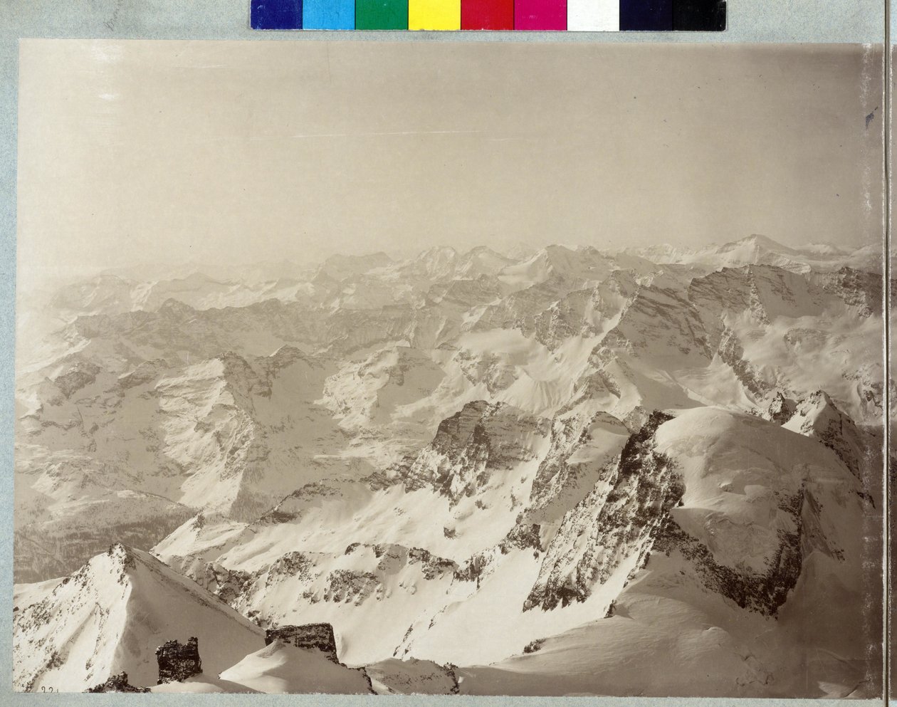 Panorama over Alperne af Vittorio Sella
