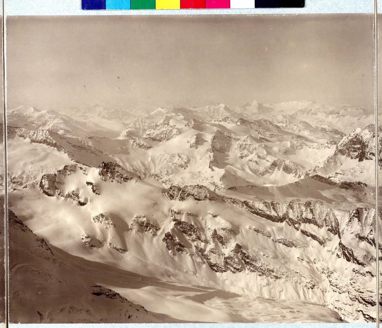 Panorama over Alperne af Vittorio Sella