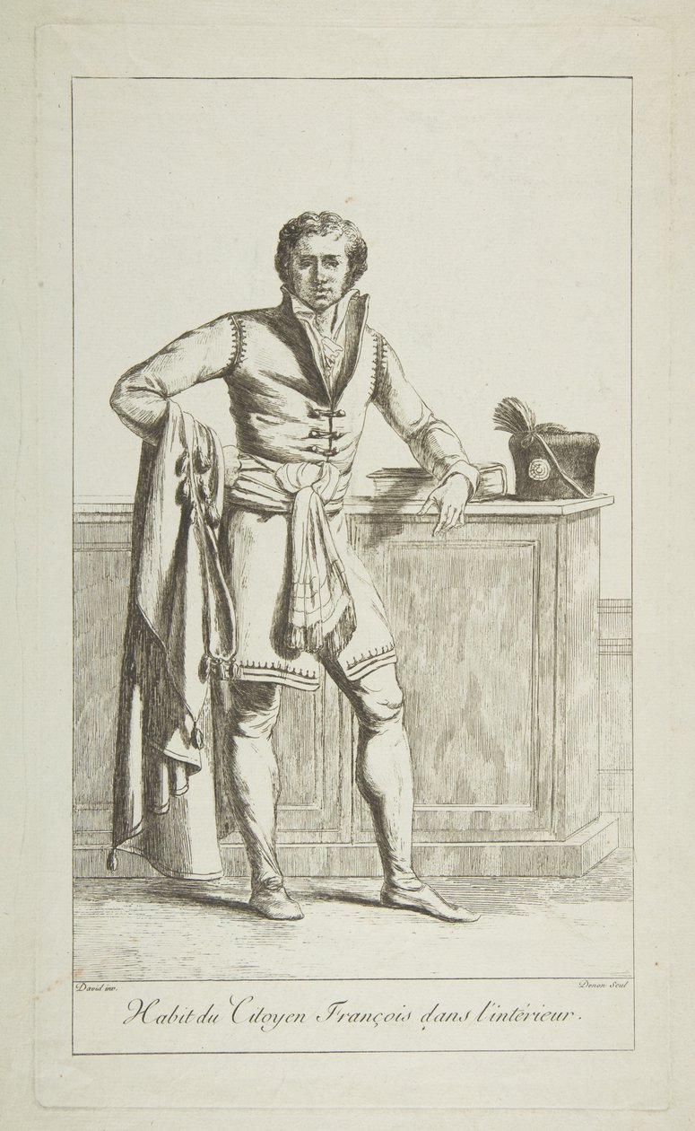 Den franske borgers indvendige påklædning, 1794. af Vivant Denon