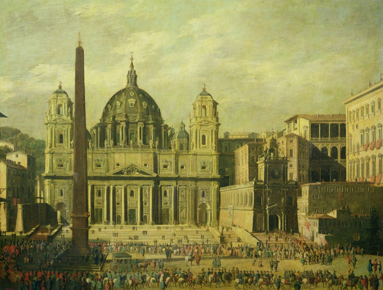 Peterskirken, Rom, 1630 af Viviano Codazzi