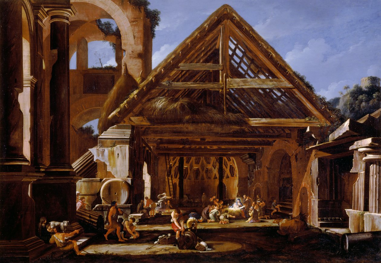 Tilbedelse af hyrderne af Viviano Codazzi