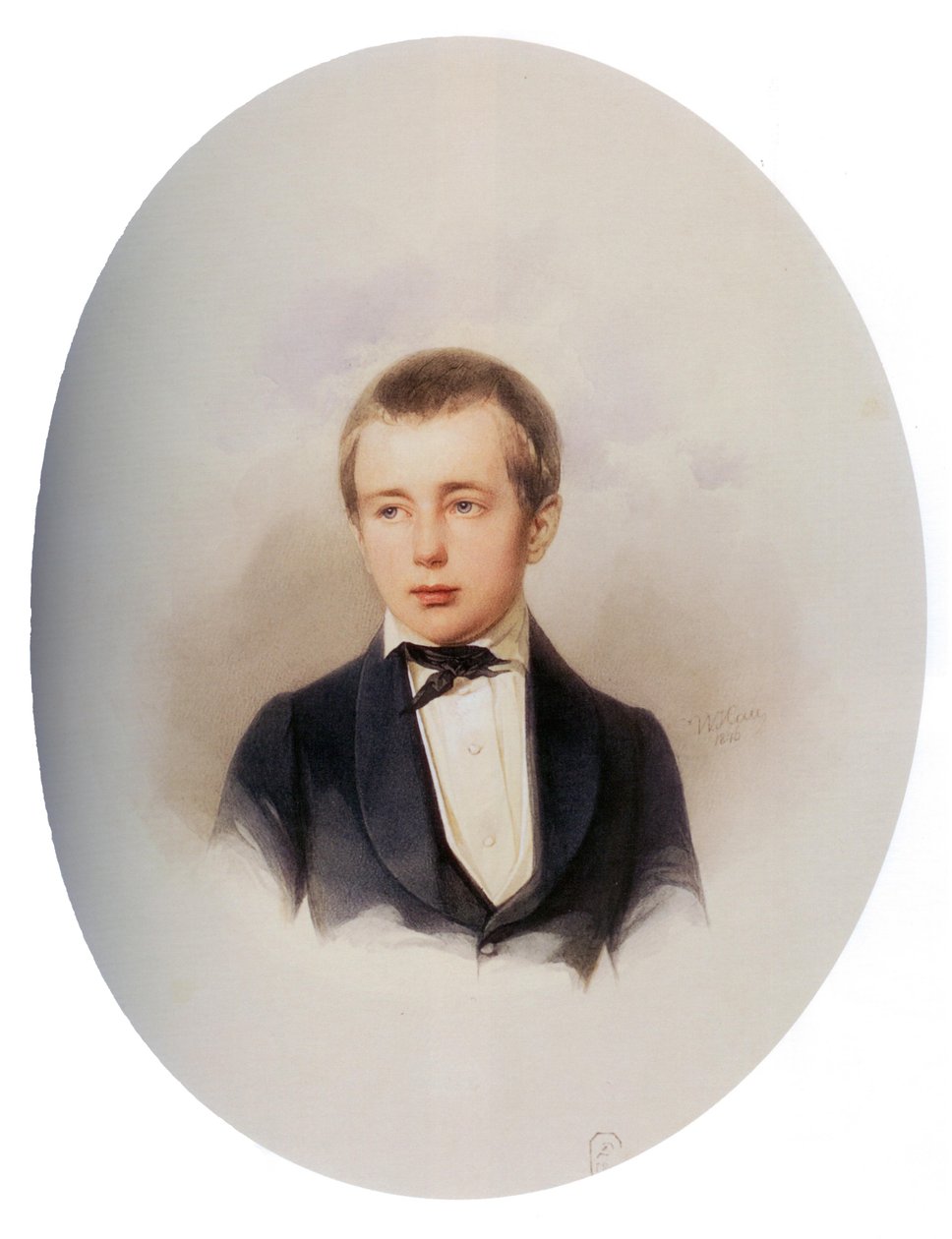 Portræt af Alexei Musin-Pushkin (1834-1889) af Vladimir Ivanovich Hau