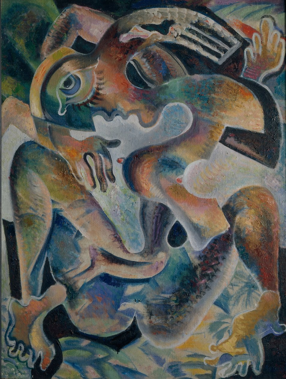 Nøgen i en abstraktion, 1926 af Daniel Vladimir Baranoff Rossine