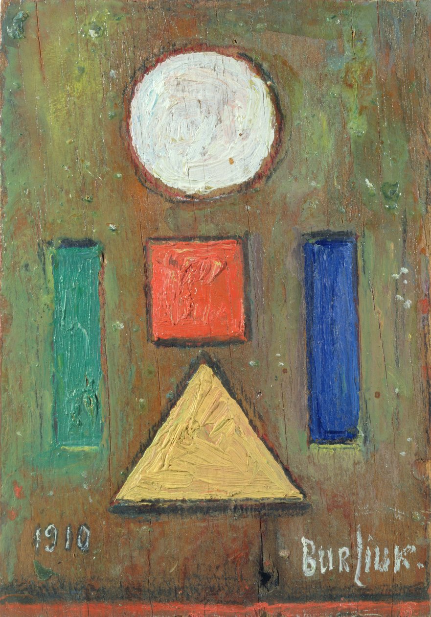 Hyldest til Cezanne af Vladimir Davidovich Burliuk