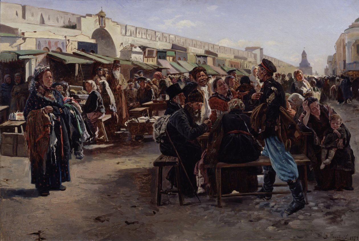 Middag af Vladimir Egorovic Makovsky