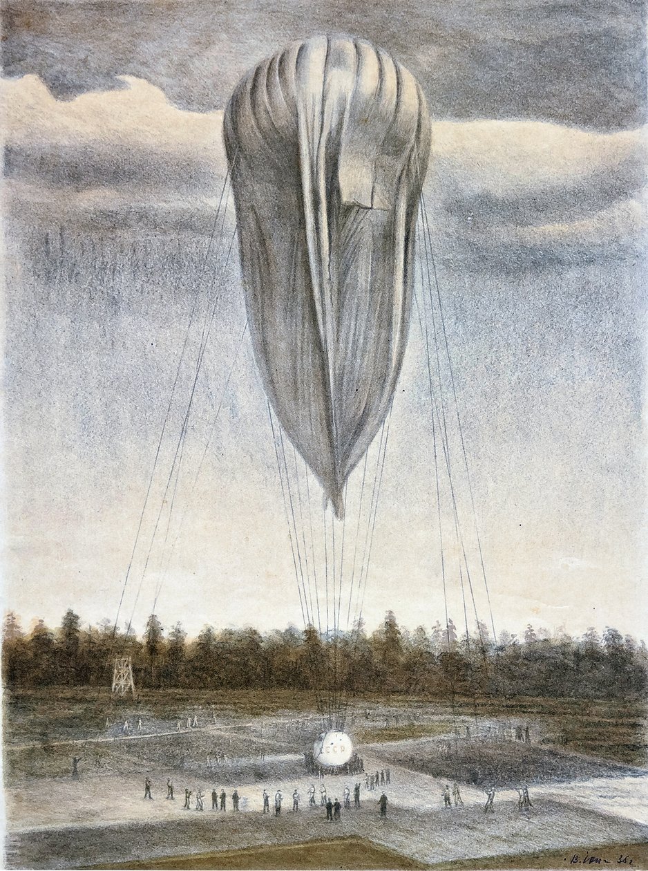 Stratosfæreballonen, 1935. af Vladimir Grigoryevich Yung