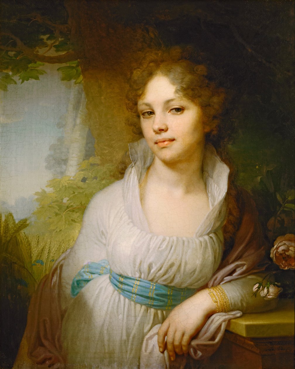 Portræt OP Maria Lobucchanna af Vladimir Lukich Borovikovsky