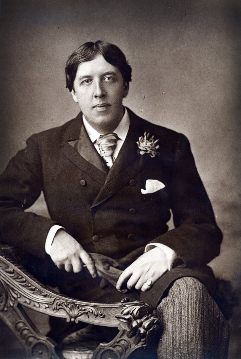 Oscar Wilde, 1889 (carbon print foto) af William and Daniel Downey