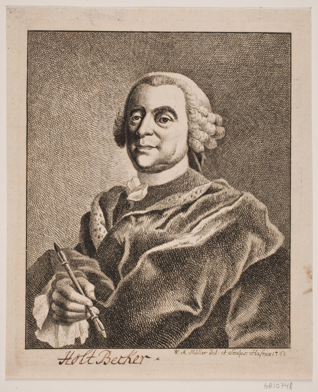 Johan Christopher Holtzbecher af W.A. Müller