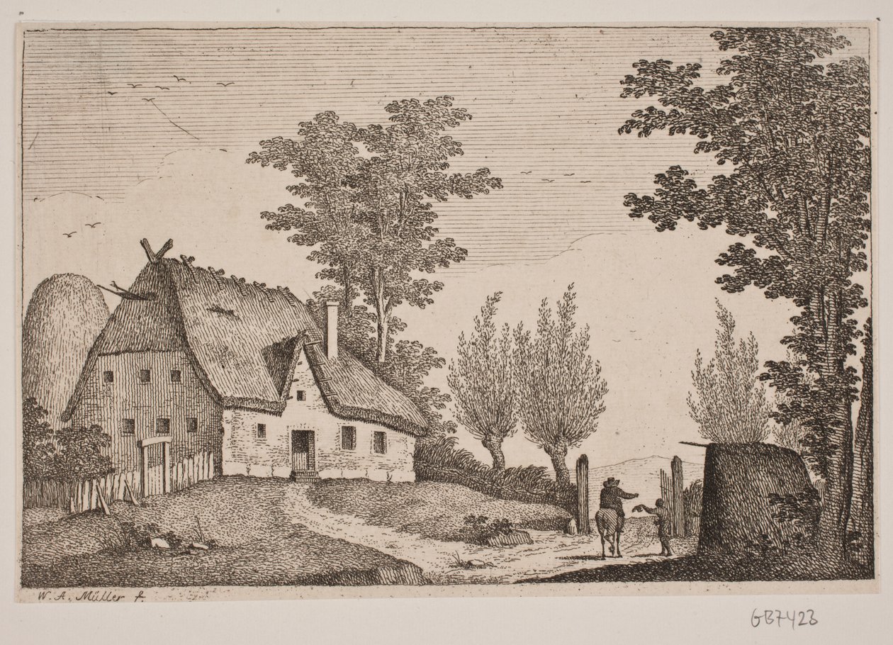 Landskab af W.A. Müller