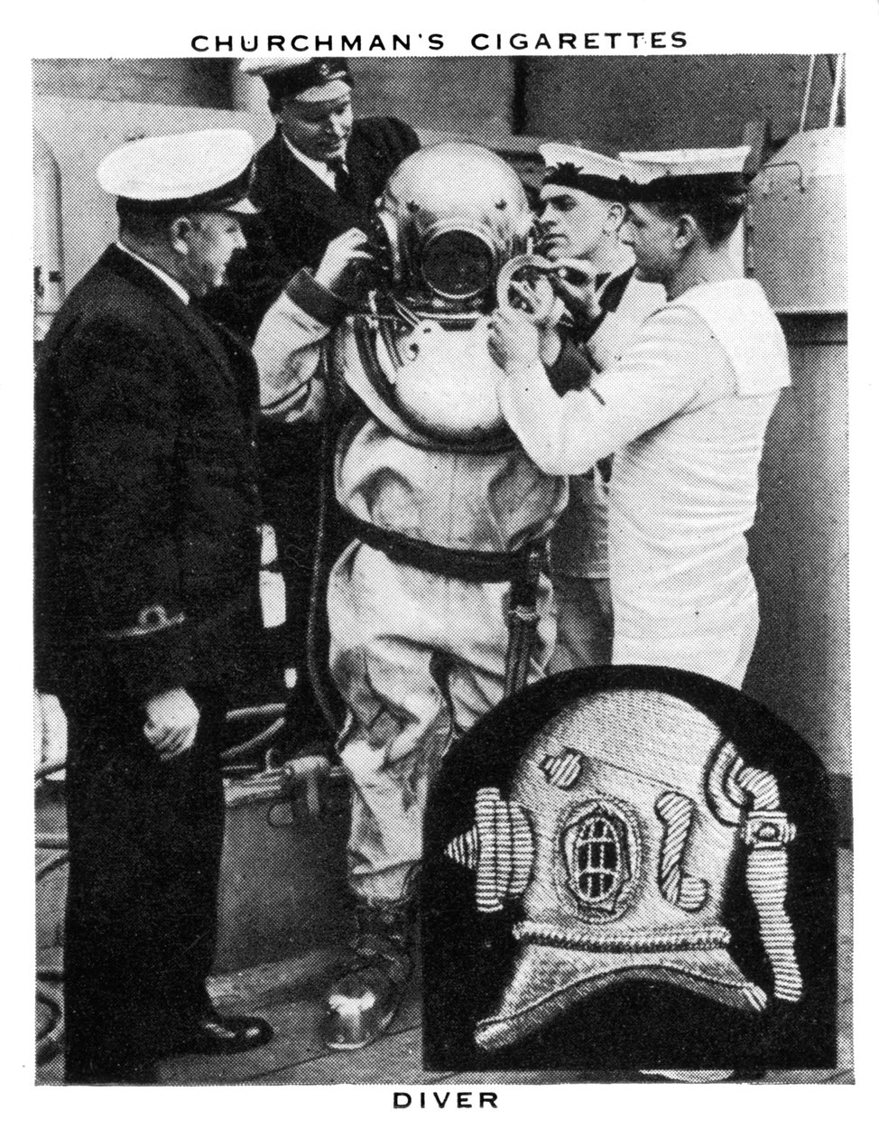 Dykker, 1937. af WA and AC Churchman