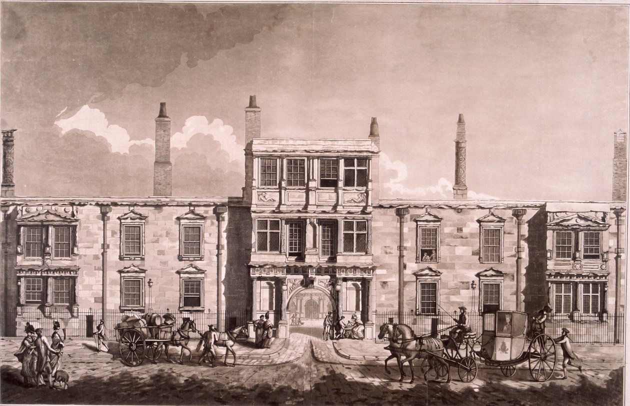 Somerset House, London, 1777 af WG Moss