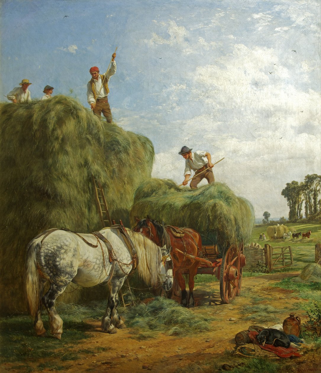 Høslæt i Kingweston af W.H. Hopkins