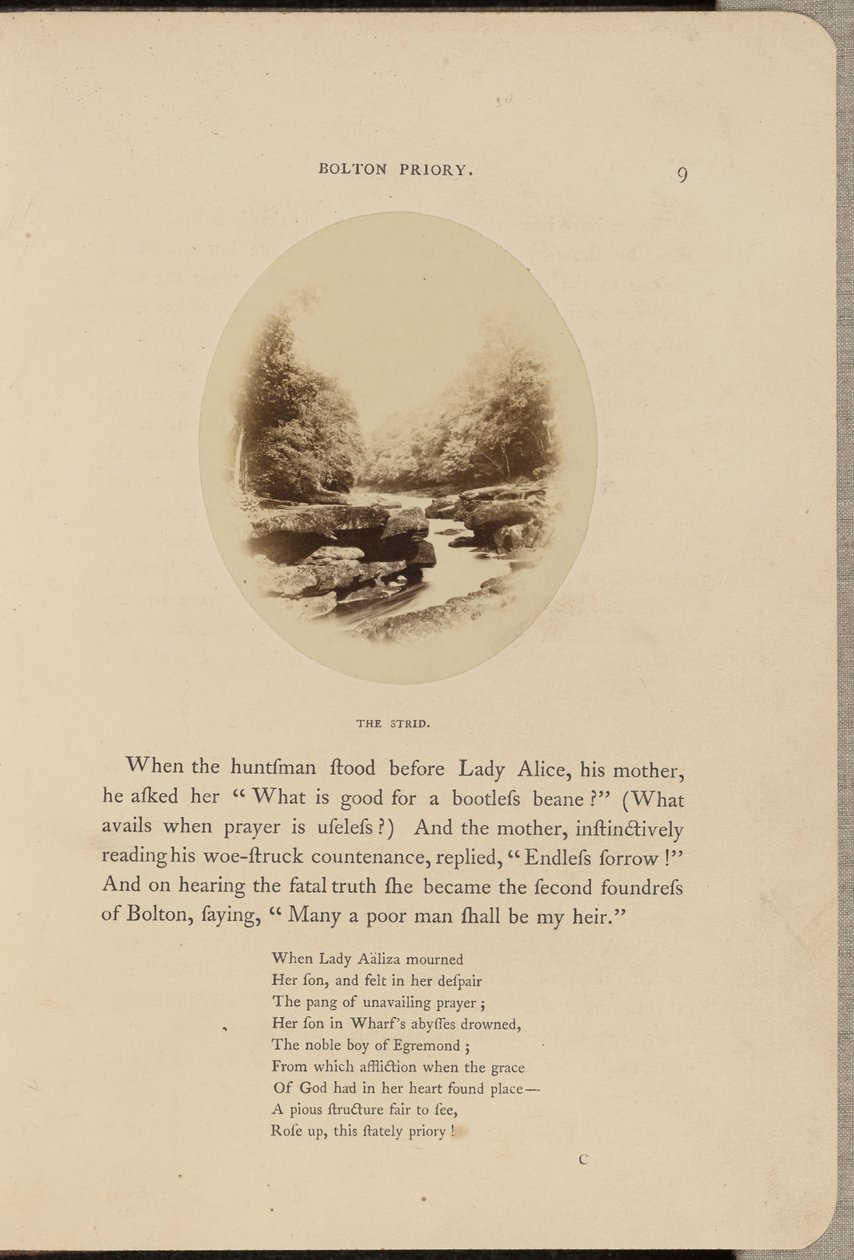 Bolton Priory; The Strid af W.R. Sedgfield