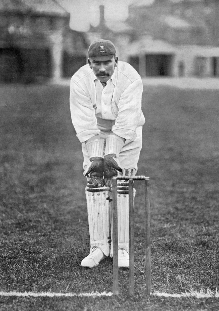 Thomas Russell, Essex cricketspiller, c1899. af William Albert Rouch