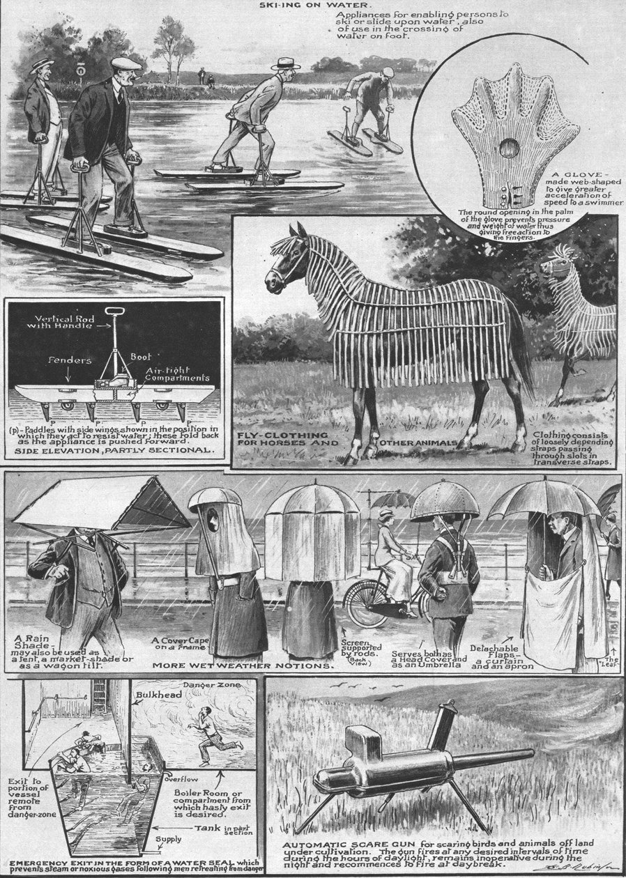 Patentstyrelsens kuriositeter, 1921 af W. B. Robinson