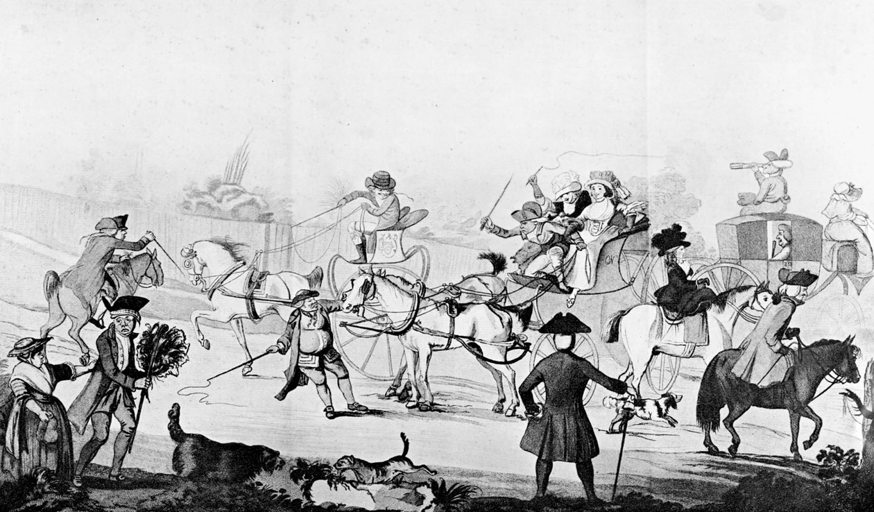 Richmond Hill, 1782. af W. Dickinson