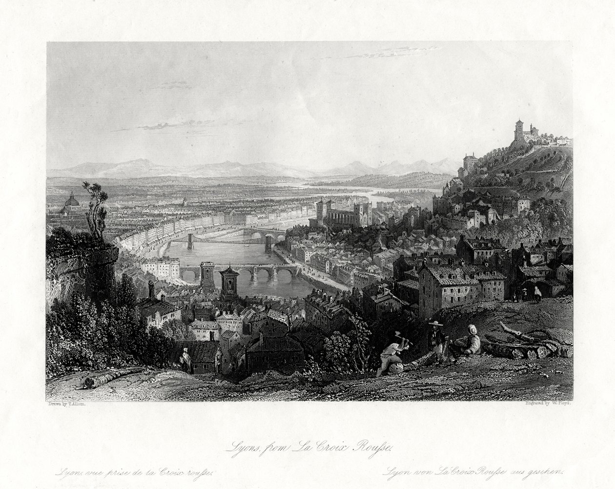 Lyon, France, 1875dani af W Floyd